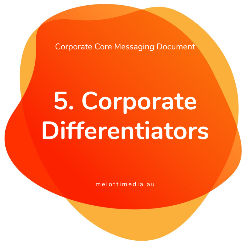 Corporate Differentiators 1