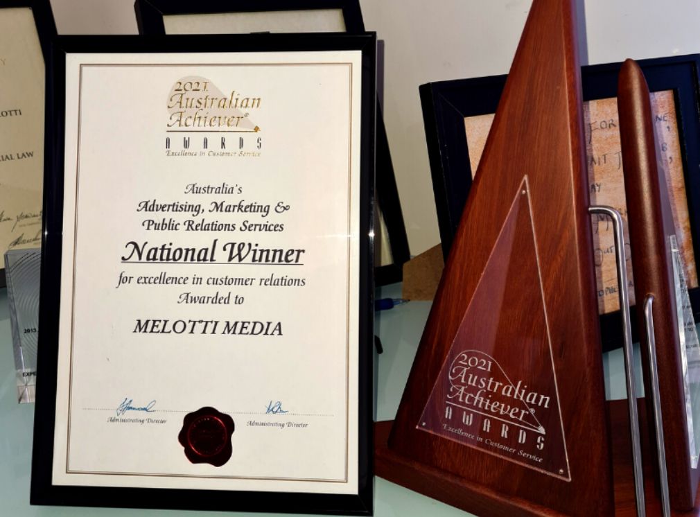 Melotti Media Australian Achiever Awards